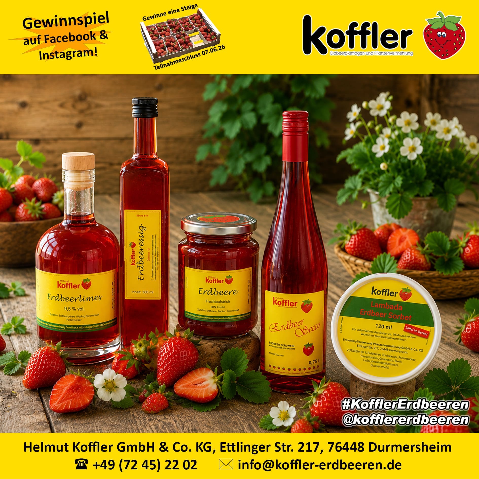 🍓 Kennt ihr eigentlich schon unsere eigenen Erdbeerprodukte? 😍
